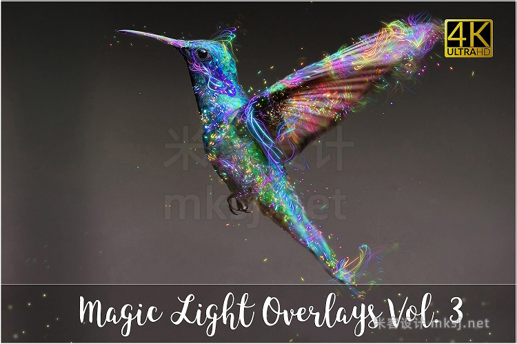png素材 4K Magic Light Overlays Vol 3