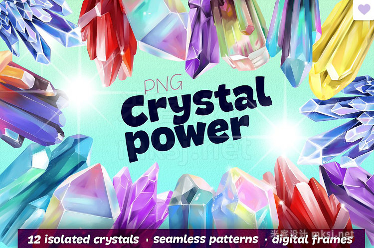 png素材 Crystal Power