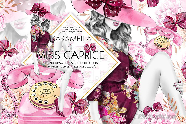 png素材 Miss Caprice Clipart