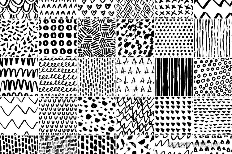 png素材 30 Simple Seamless Patterns