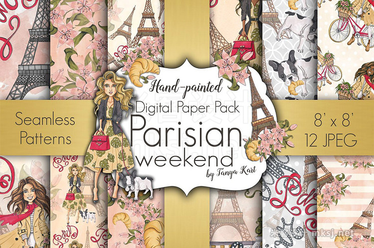 png素材 Parisian Weekend Design Kit