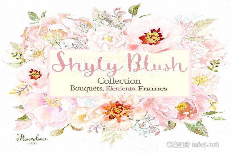 png素材 Shyly Blush Floral Collection