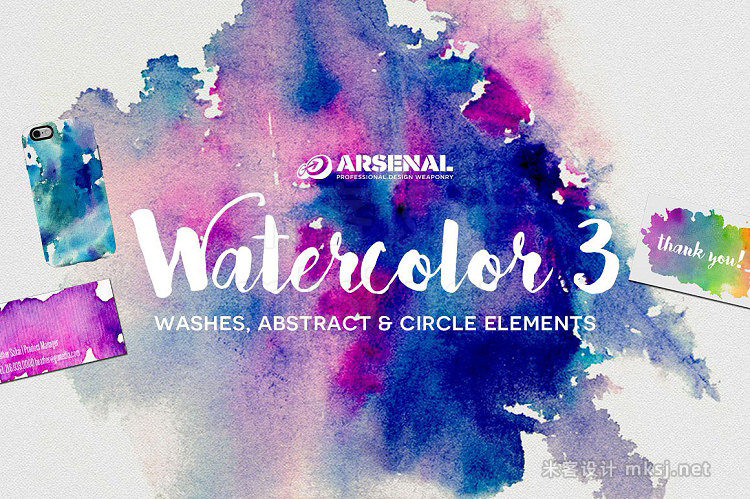 png素材 Watercolor Element Texture Pack