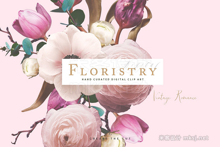 png素材 Digital Floristry - Vintage Romance