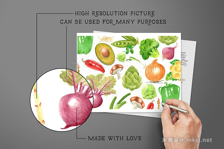 png素材 Vegetables Watercolor Illustration