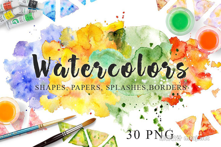 png素材 Watercolor Texture Clipart