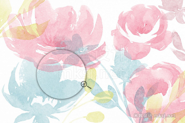 png素材 Watercolor set Dream Rose