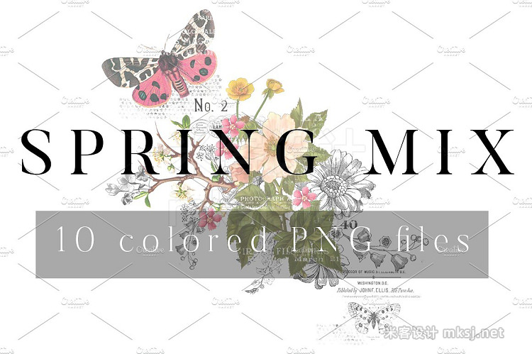 png素材 Spring Mix