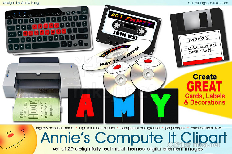 png素材 Annie's Compute It Clipart