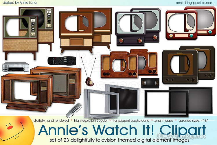 png素材 Annie's Watch It Clipart