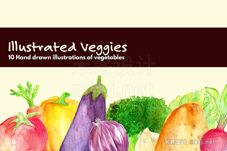 png素材 Illustrated Veggies