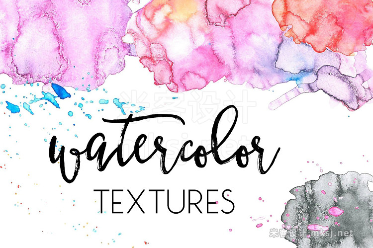 png素材 Watercolor Textures Vol 1