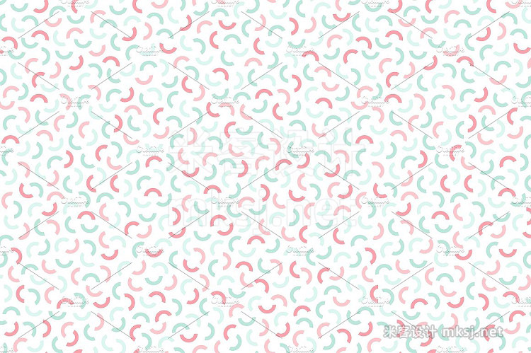 png素材 Delicate colorful seamless patterns