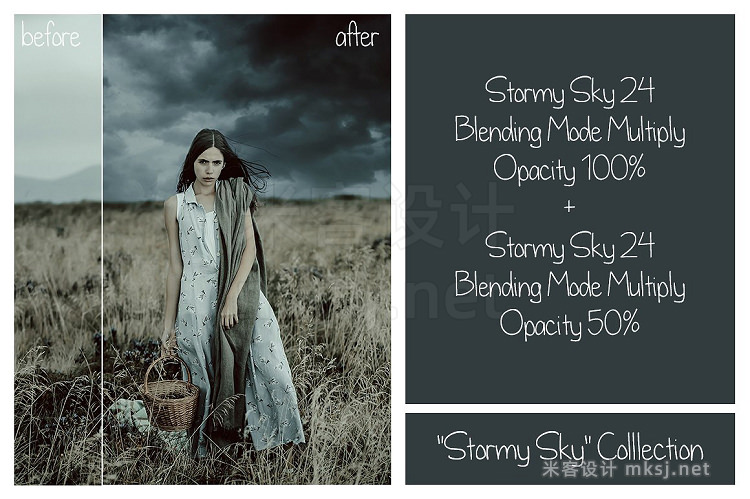 png素材 30 Stormy Sky Overlays