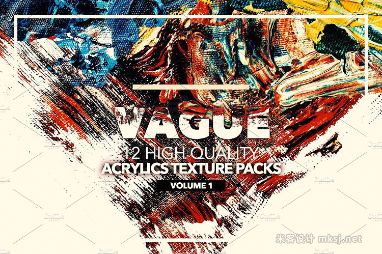 png素材 Vague I 12 Acrylics Textures