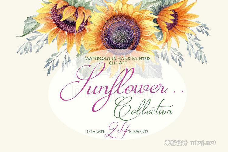 png素材 Sunflower - Clipart Collection