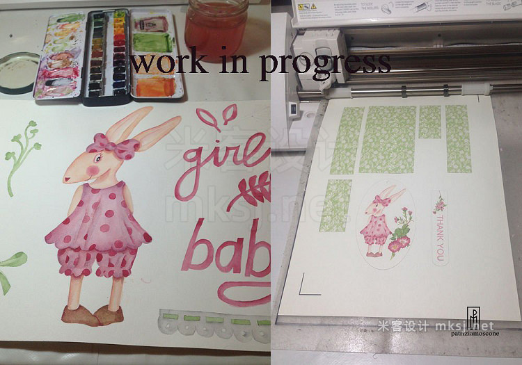 png素材 Sweet bunny (It's my birthday)