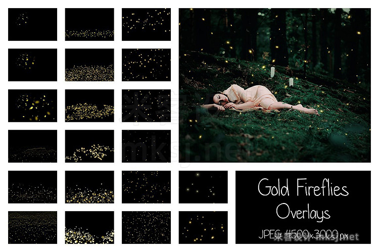 png素材 80 Firefly Overlays