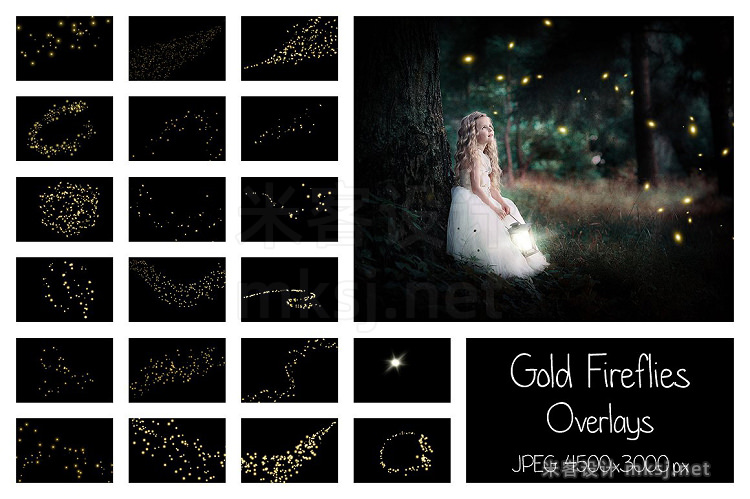png素材 80 Firefly Overlays
