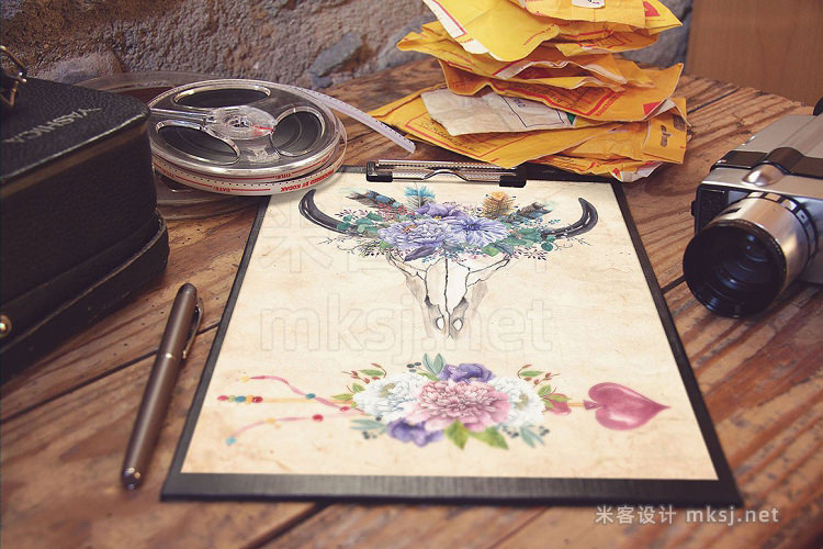 png素材 Watercolor tribal clipart