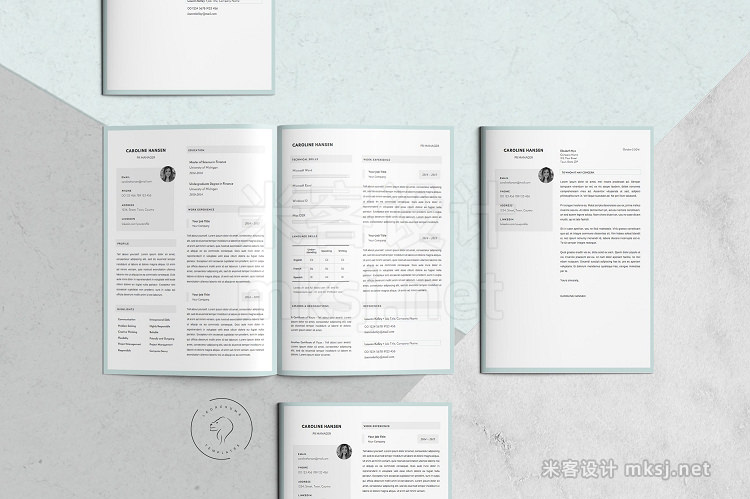 png素材 Resume and Cover Letter Template