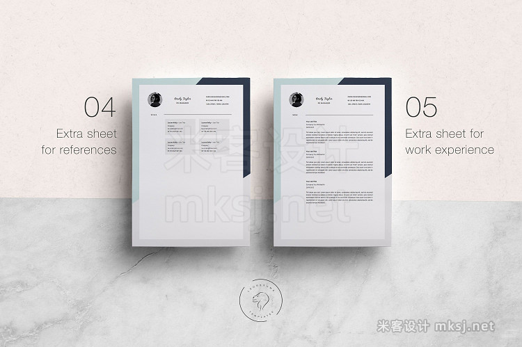 png素材 Professional Resume Template