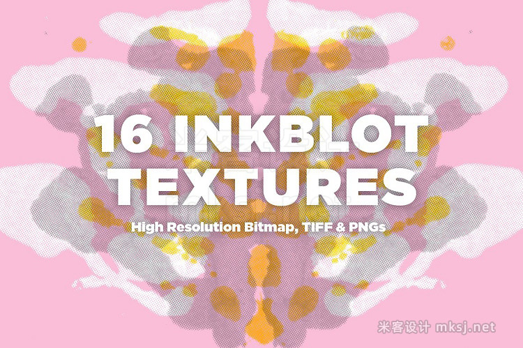 png素材 16 Inkblot Textures