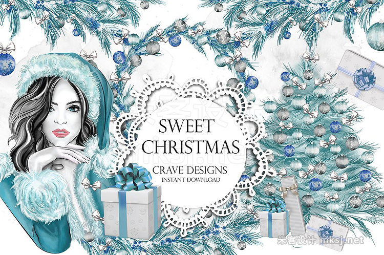 png素材 Sweet Christmas Clip Art