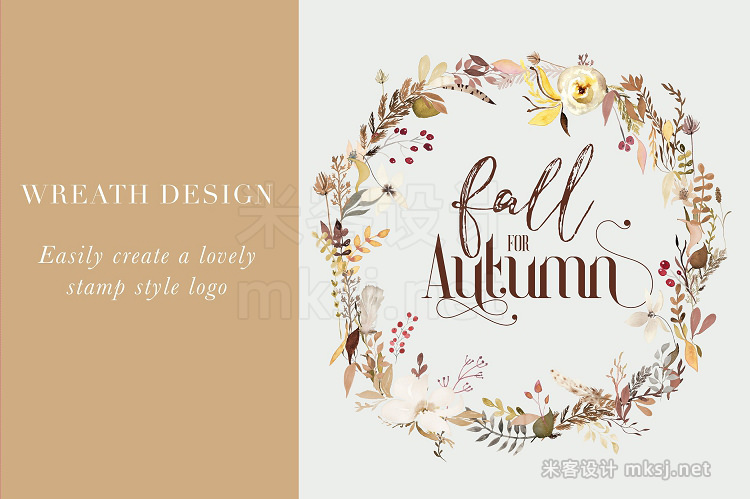 png素材 Fall for Autumn - Watercolor Clipart