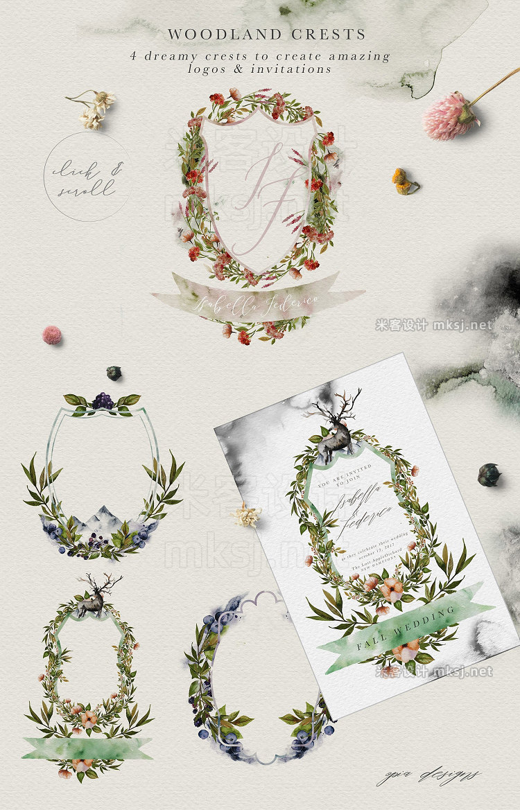png素材 Ethereal Woodland - Graphic Set