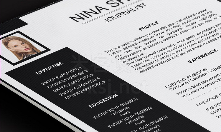 png素材 Draco 2 Pages Resume Template