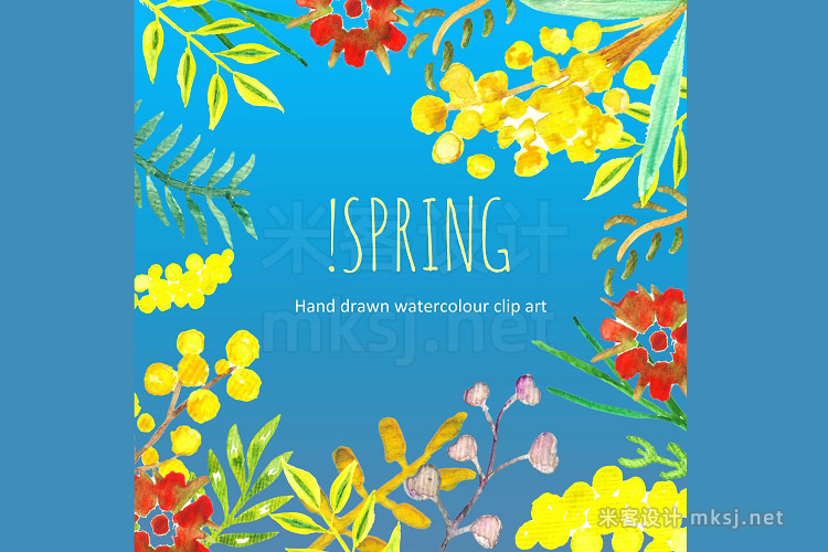 png素材 Spring Watercolor Clip Art