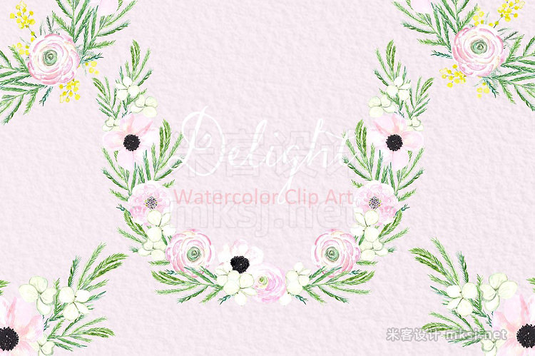 png素材 Spring flowers Delight Clipart