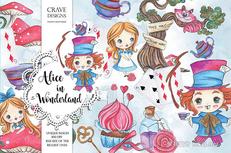 png素材 Alice in Wonderland 3