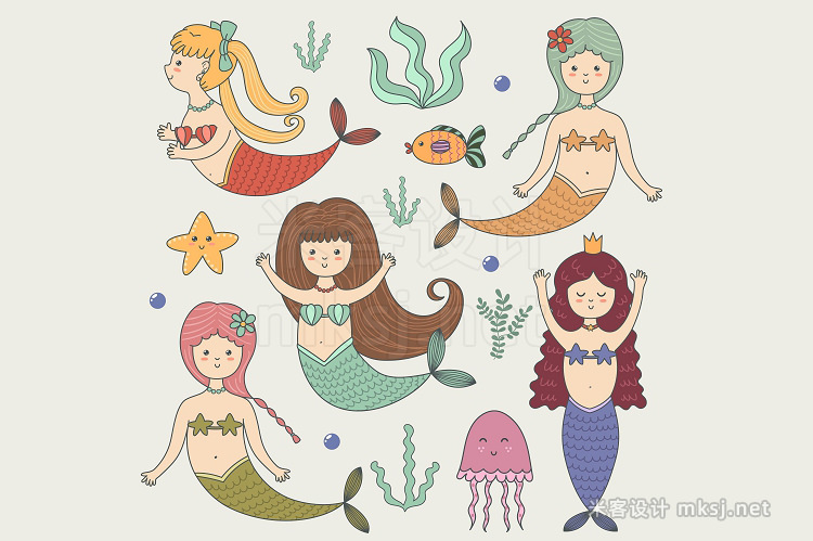 png素材 Mermaids collection