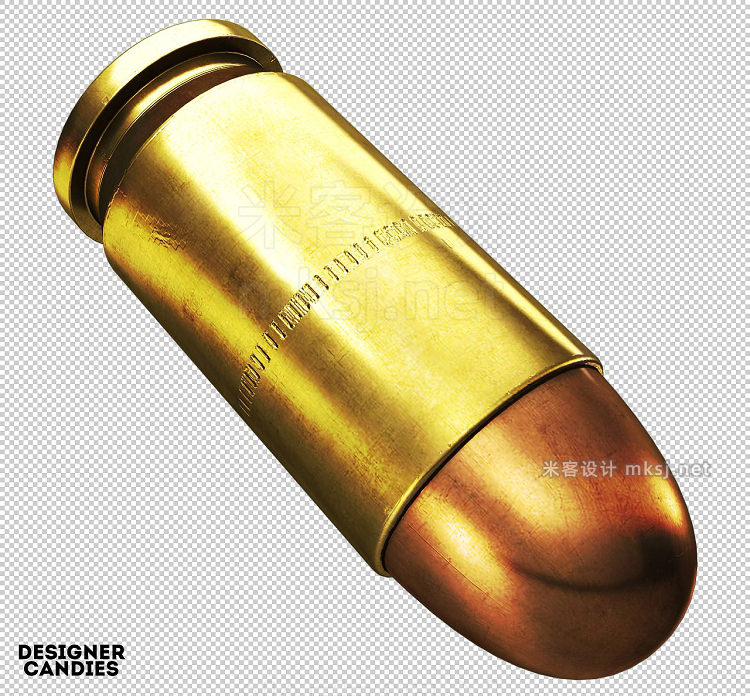 png素材 3D Bullet Renders Pack