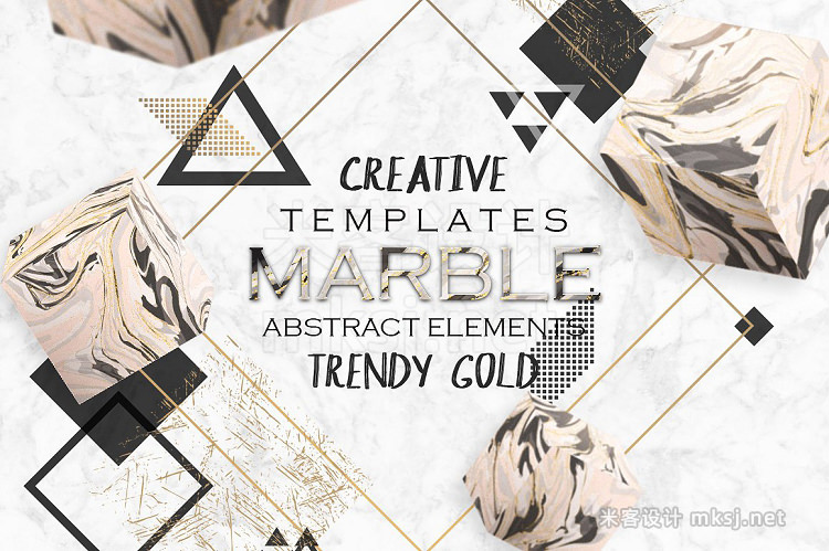 png素材 Gold MARBLE - creative cards