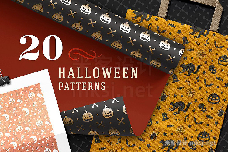 png素材 20 Halloween patterns