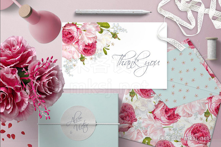 png素材 Rose Silk|Wedding invitations