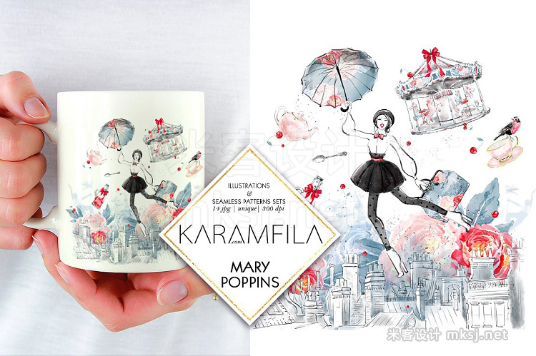 png素材 Mary Poppins Clipart