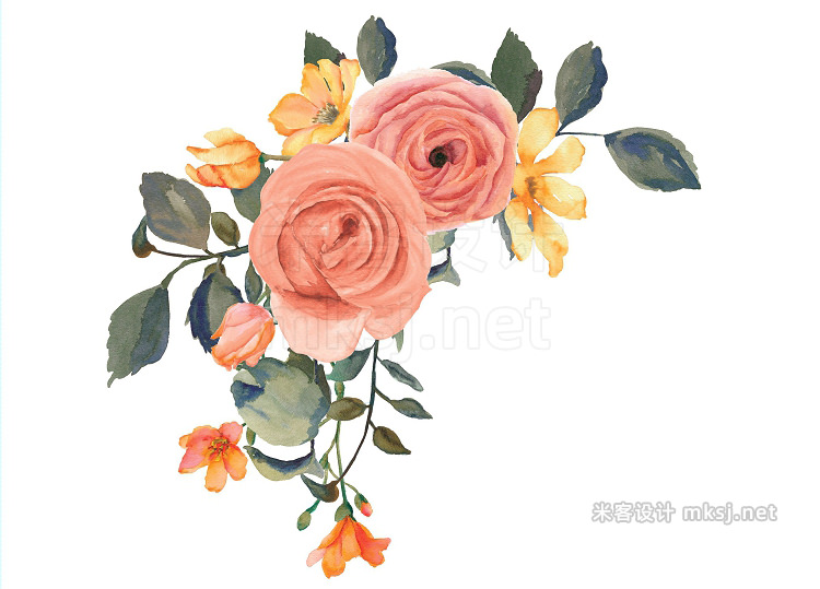 png素材 Watercolor Floral Clipart