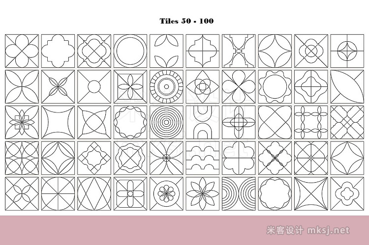 png素材 100 Tiles Patterns