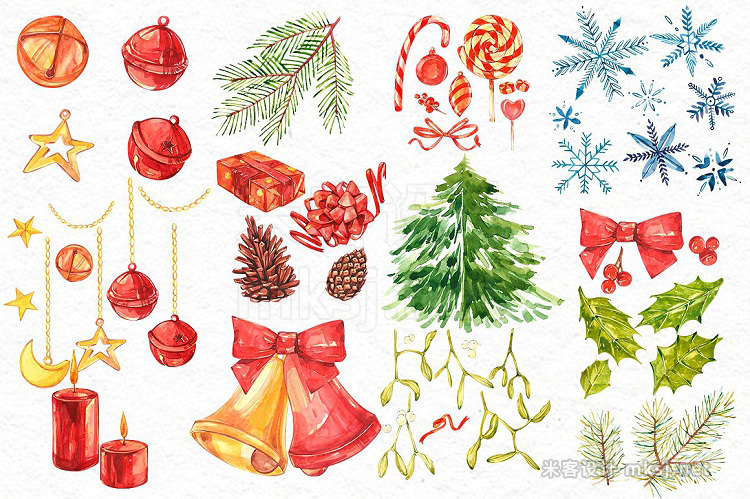 png素材 Christmas Graphic Set