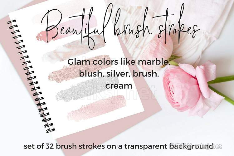 png素材 32 Brush strokes clipart