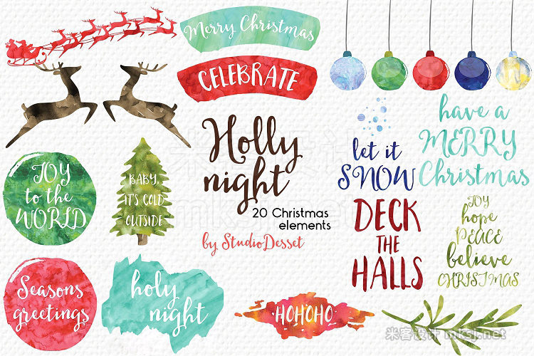 png素材 Holy Night - Christmas Illustrations