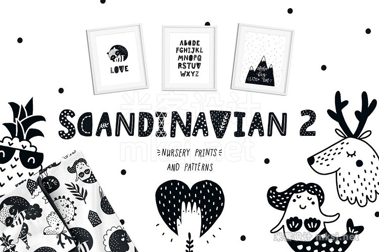png素材 Scandinavian 2 - Nursery prints