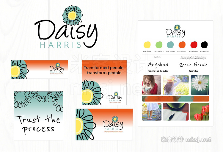 png素材 Daisy Complete Brand Logo Kit