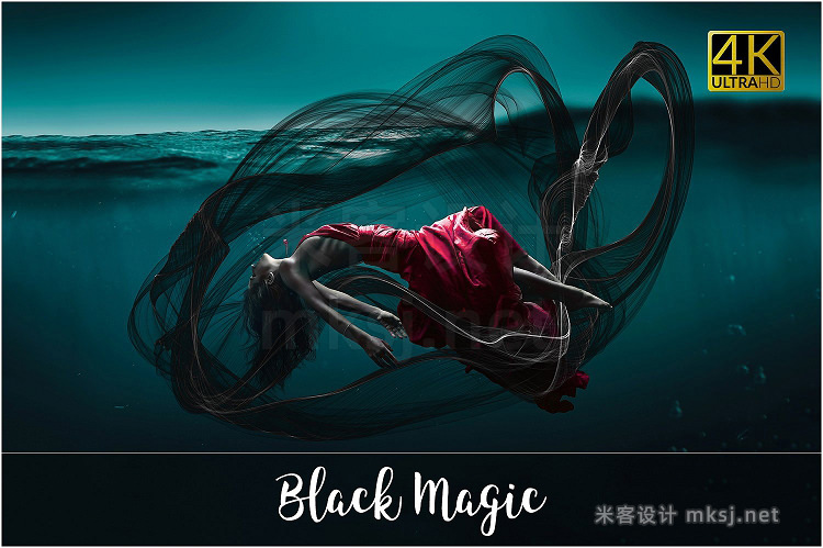 png素材 4K Black Magic Overlays