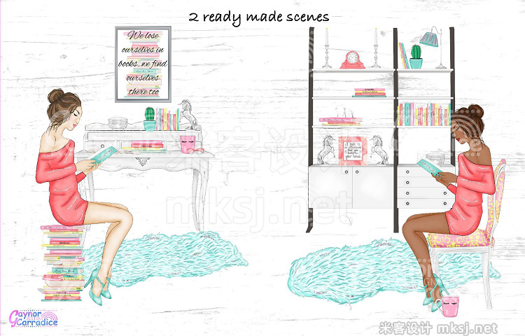 png素材 Total Bookworm Clipart collection