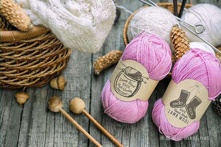 png素材 57 Woolcraft or knitting labels